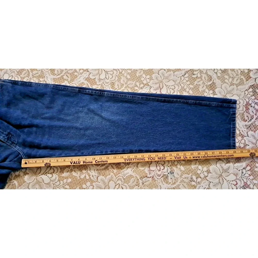 Rustler Men's‎ Size 38x30 Blue Regular Fit Straight Leg 100% Cotton Denim Jeans
